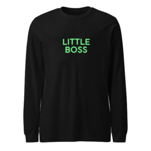 Alternative view of Unisex Long Sleeve Tee "LITTLE BOSS"