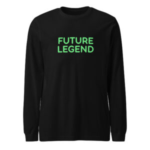 Alternative view of Unisex Long Sleeve Tee "FUTURE LEGEND"