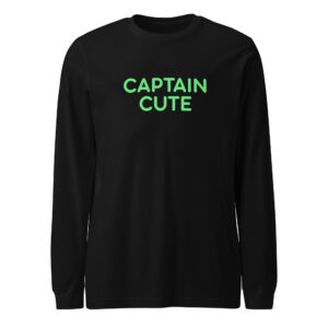 Alternative view of Unisex Long Sleeve Tee "CAPTAIN CUTE"