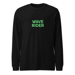 Alternative view of Unisex Long Sleeve Tee "WAVE RIDER"