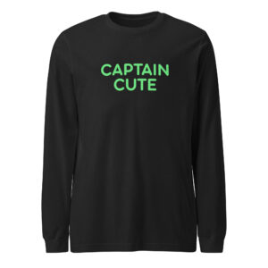 Unisex Long Sleeve Tee "CAPTAIN CUTE"