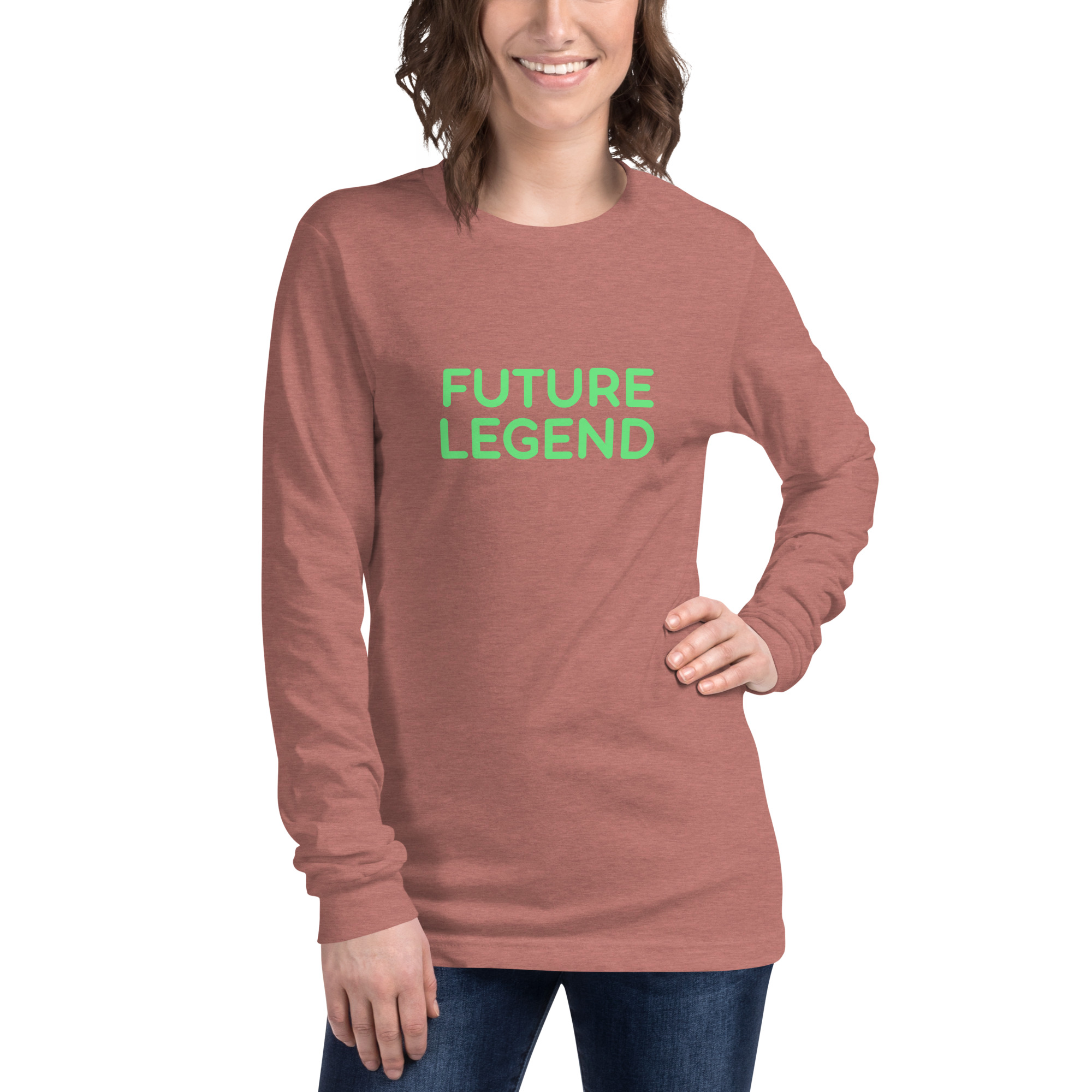 Unisex Long Sleeve Tee "FUTURE LEGEND" - Image 49