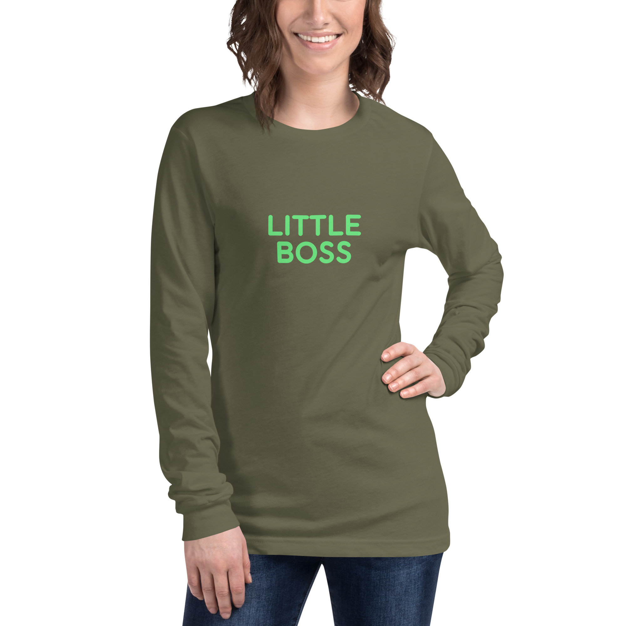 Unisex Long Sleeve Tee "LITTLE BOSS" - Image 37