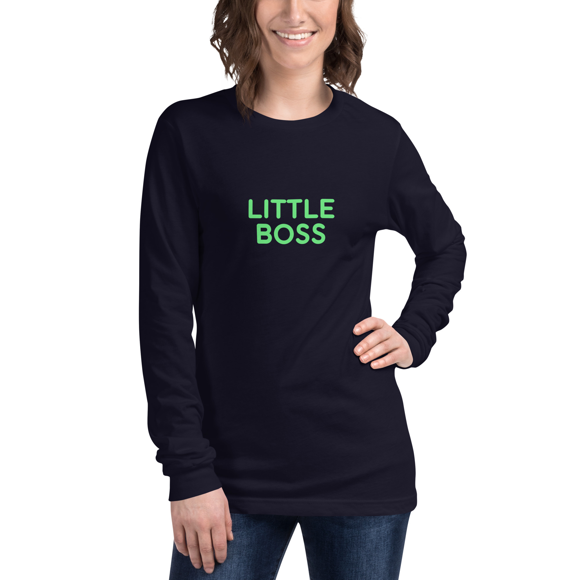Unisex Long Sleeve Tee "LITTLE BOSS" - Image 29