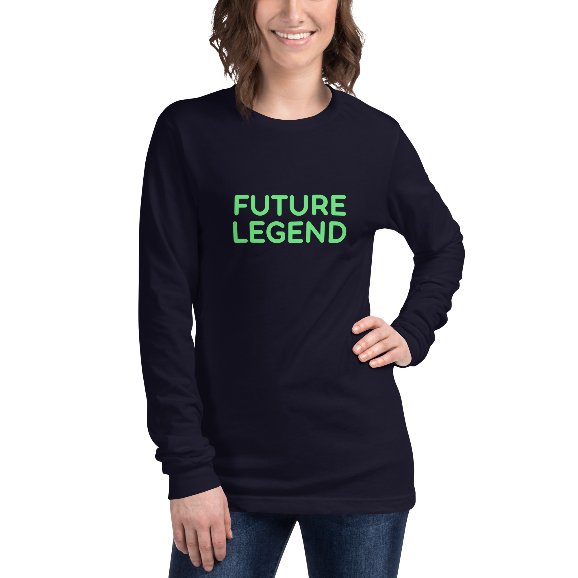 Unisex Long Sleeve Tee "FUTURE LEGEND" - Image 42