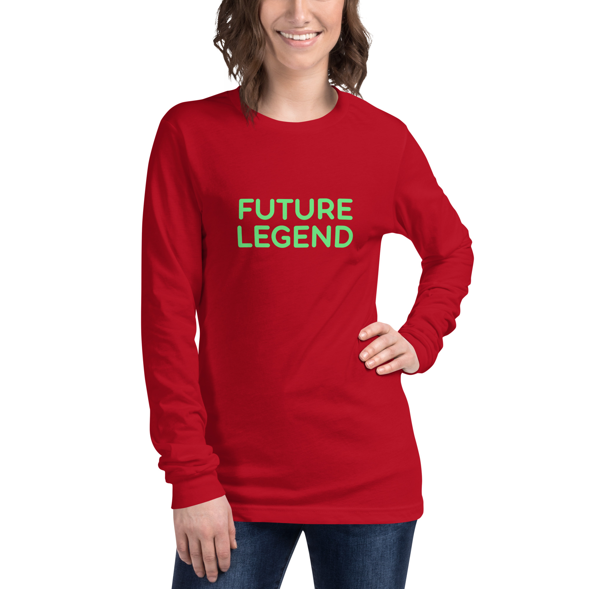 Unisex Long Sleeve Tee "FUTURE LEGEND" - Image 44