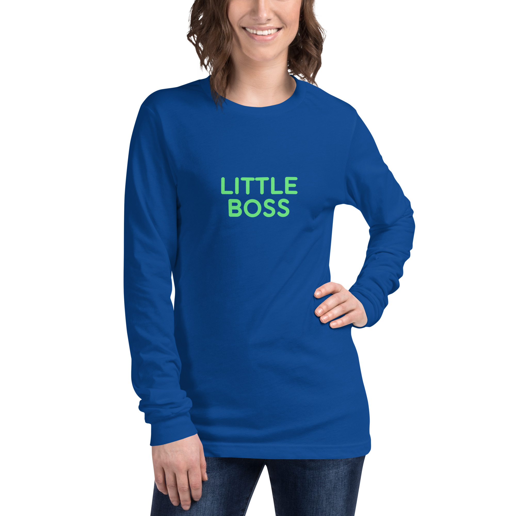 Unisex Long Sleeve Tee "LITTLE BOSS" - Image 34