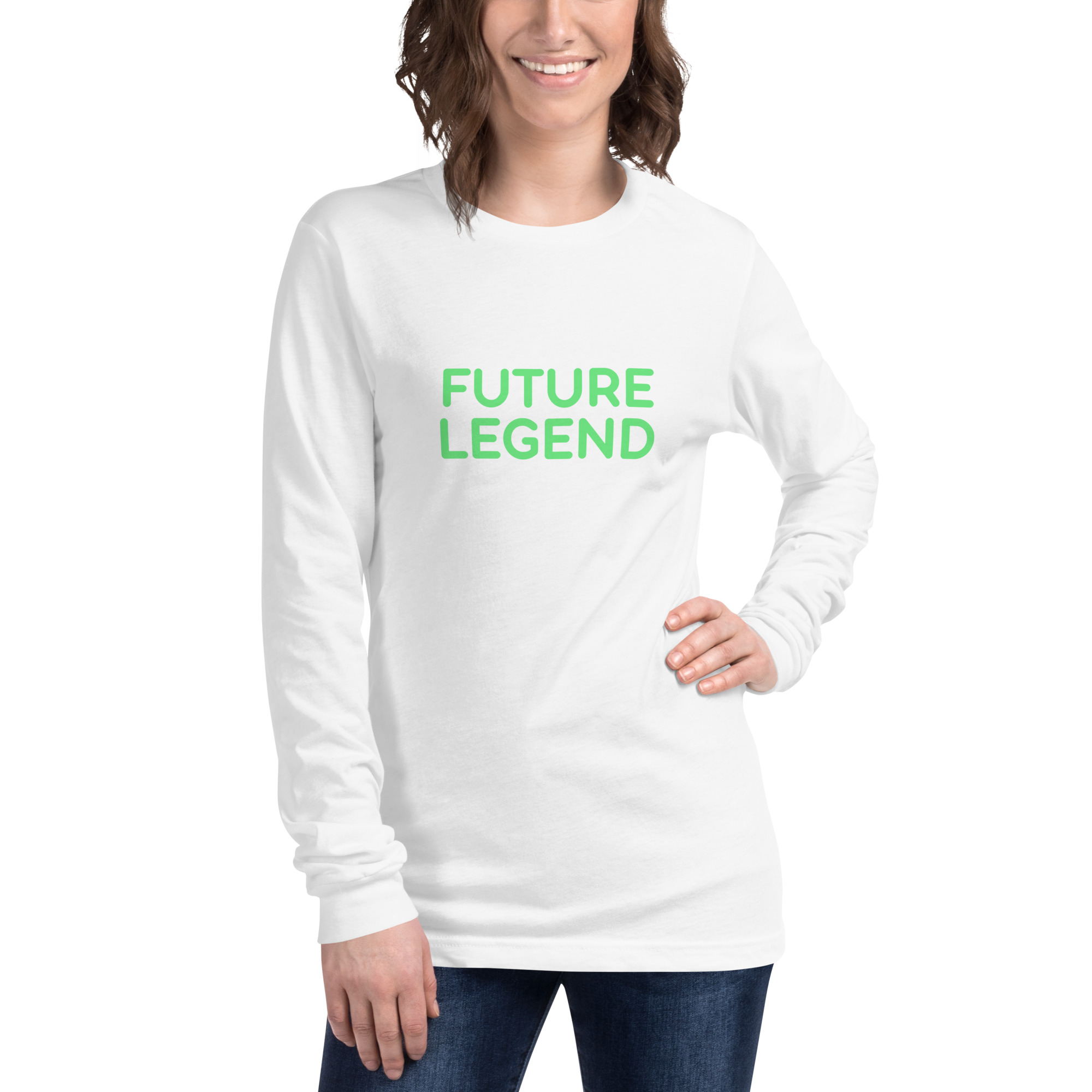 Unisex Long Sleeve Tee "FUTURE LEGEND" - Image 52