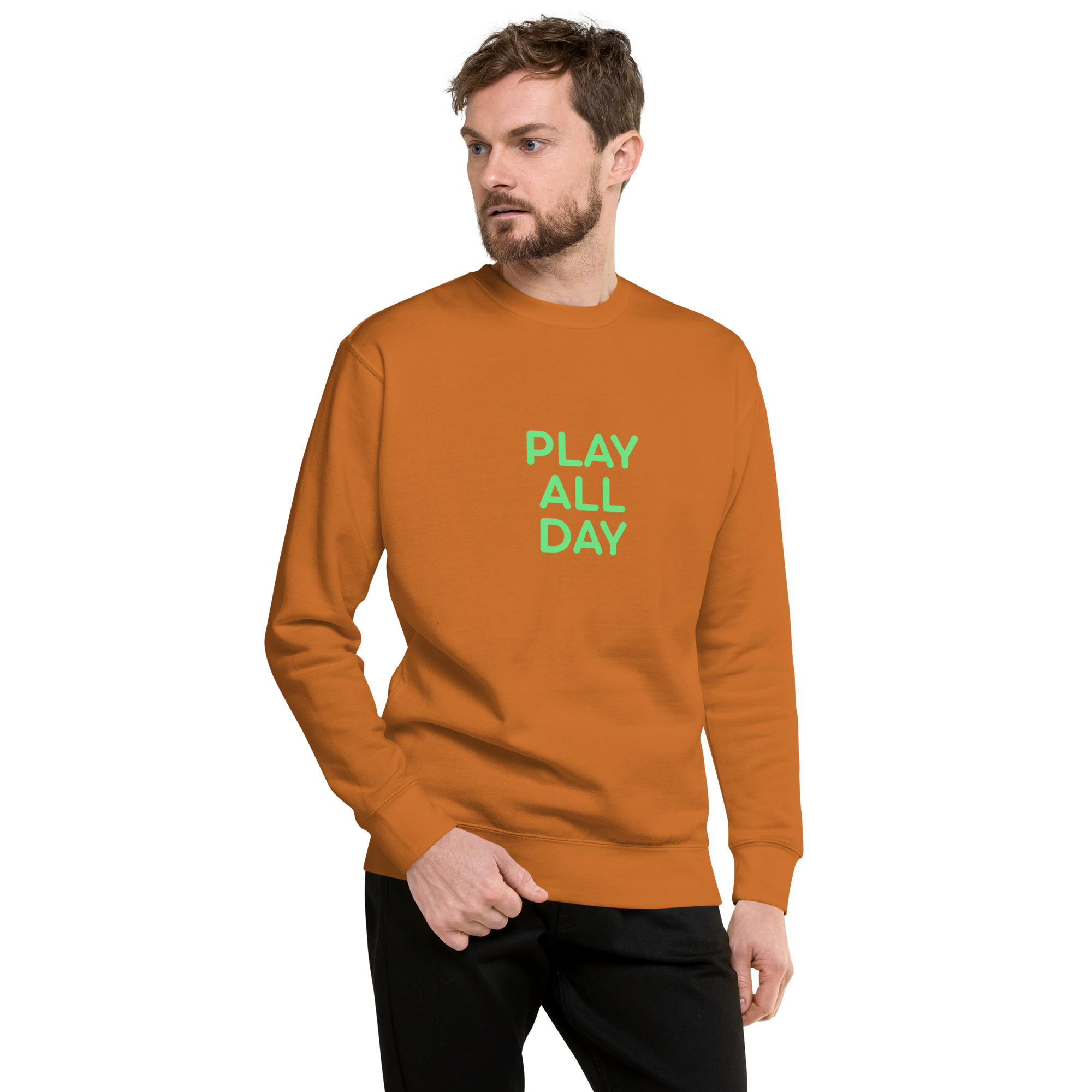Unisex Premium Sweatshirt "PLAY ALL DAY" - Image 20