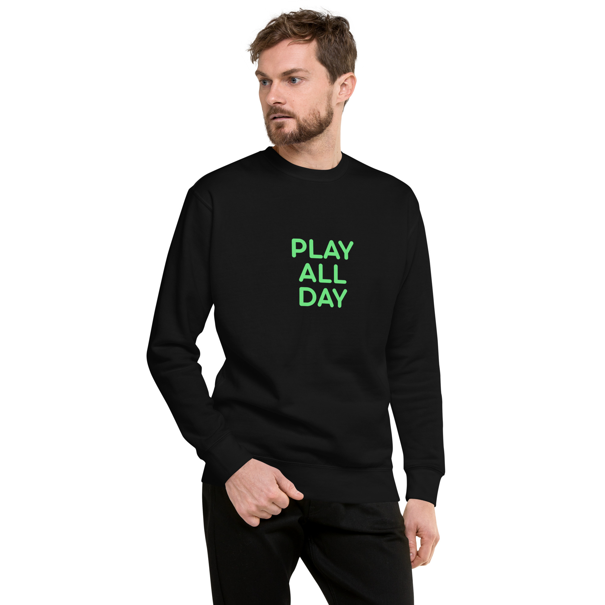 Unisex Premium Sweatshirt "PLAY ALL DAY" - Image 13