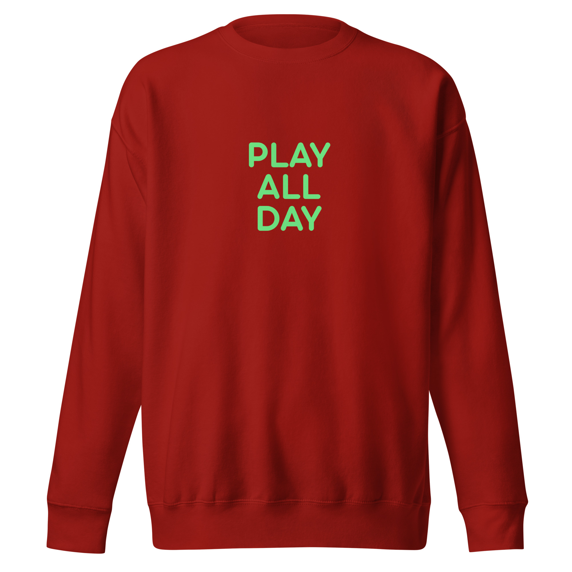 Unisex Premium Sweatshirt "PLAY ALL DAY" - Image 3