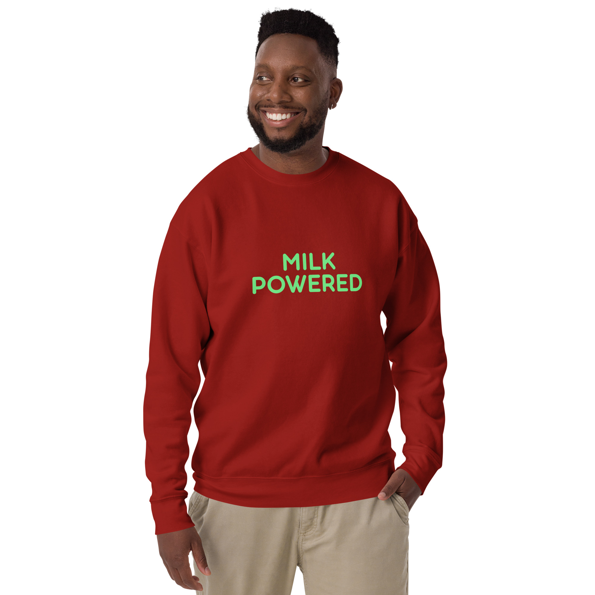 Unisex Premium Sweatshirt "MILK POWERED" - Image 15
