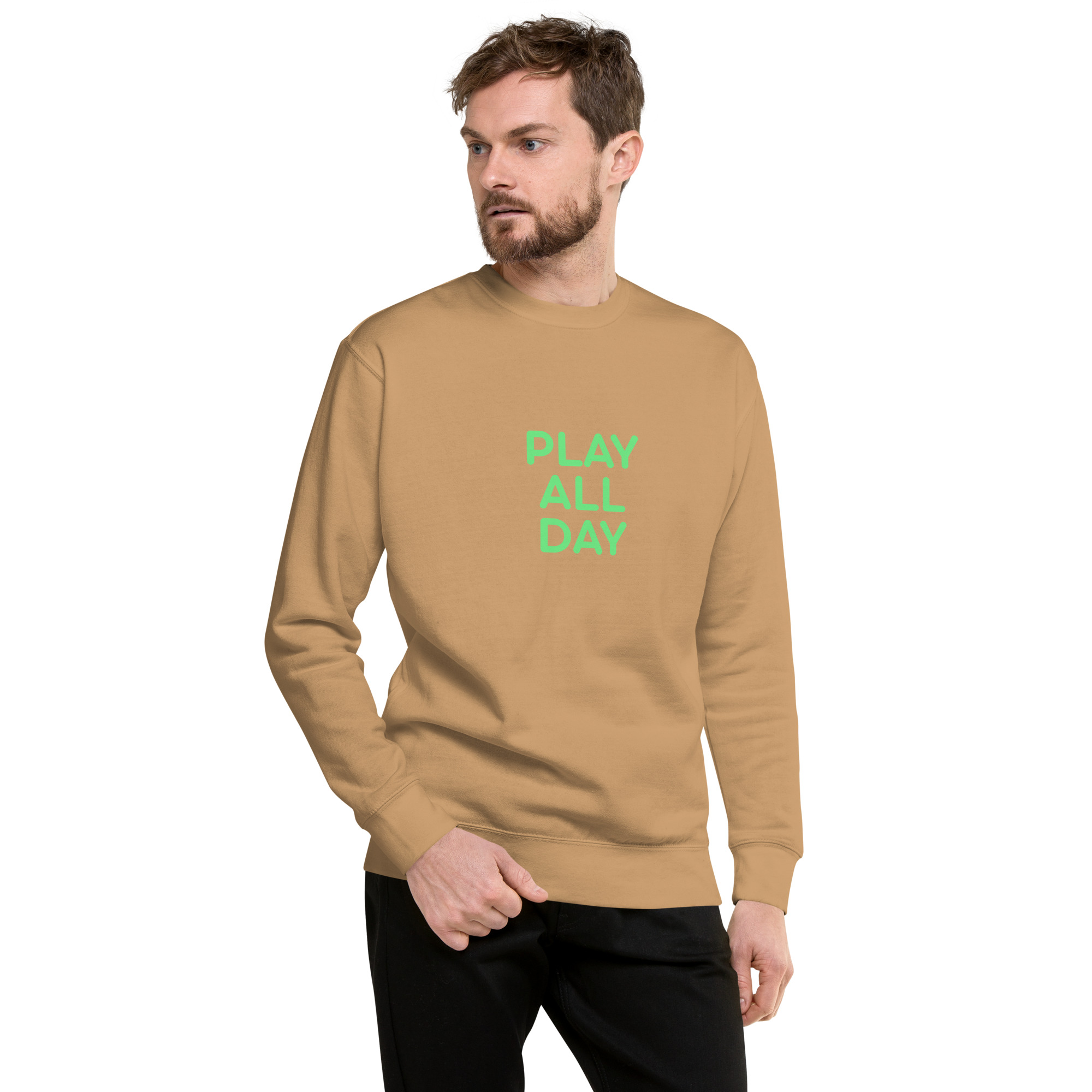 Unisex Premium Sweatshirt "PLAY ALL DAY" - Image 23