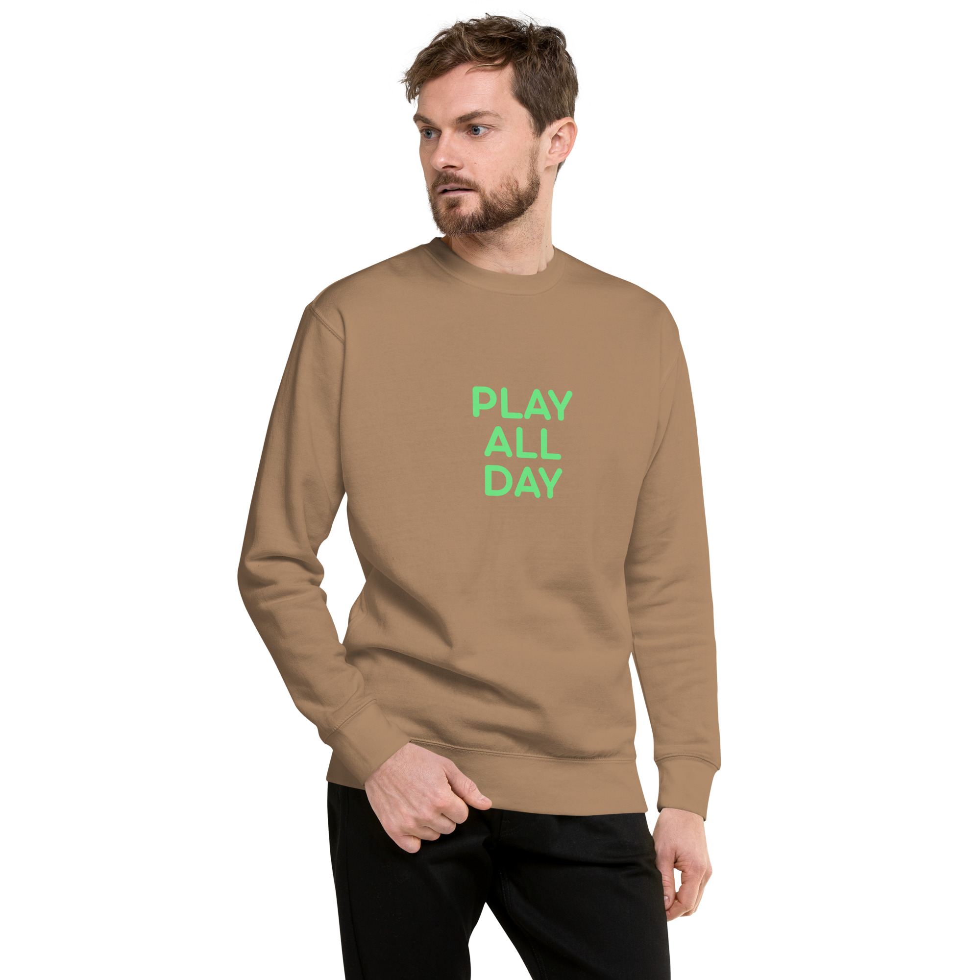 Unisex Premium Sweatshirt "PLAY ALL DAY" - Image 21