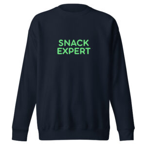 Alternative view of Unisex Premium Sweatshirt "SNACK EXPERT"