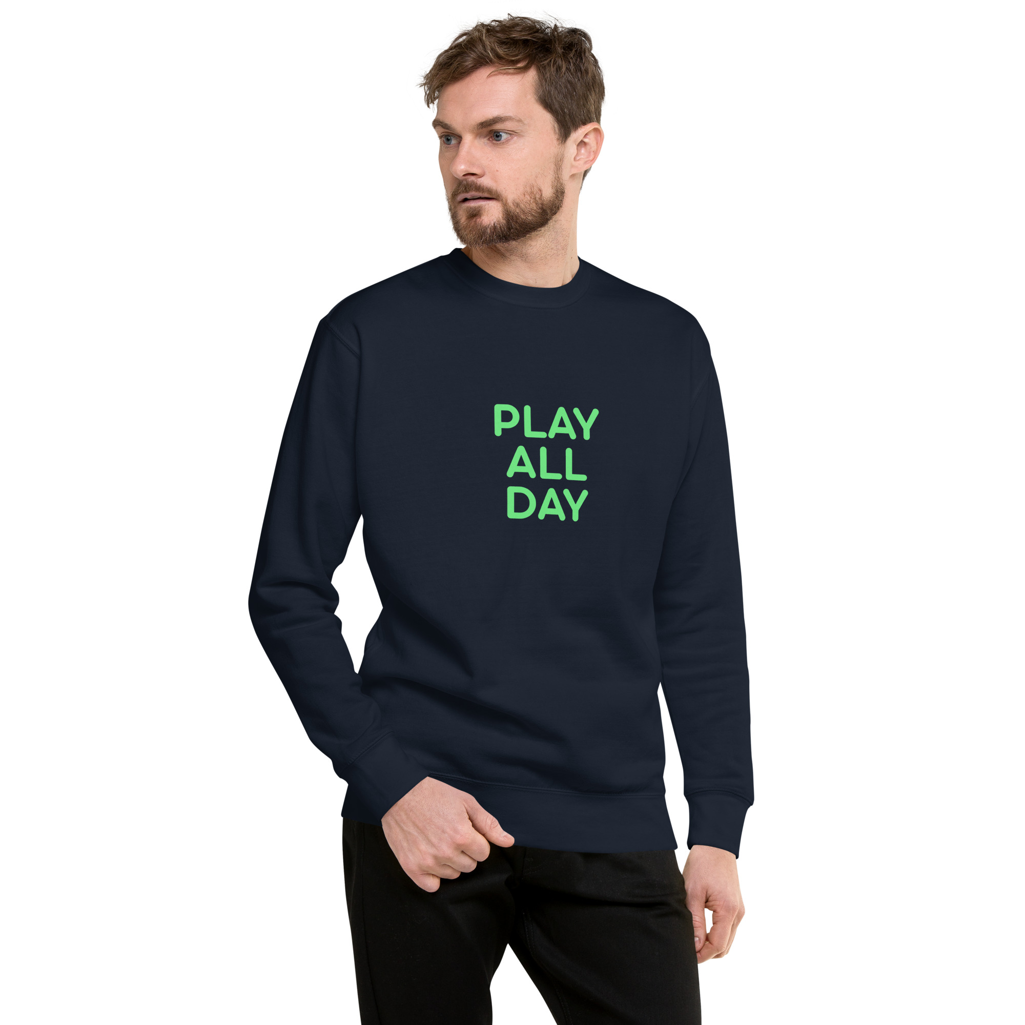 Unisex Premium Sweatshirt "PLAY ALL DAY" - Image 14