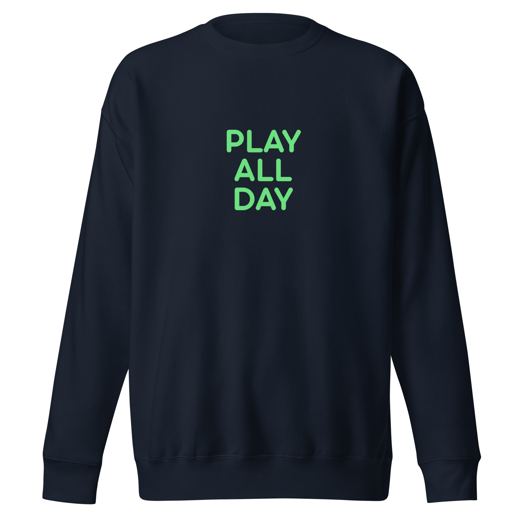 Unisex Premium Sweatshirt "PLAY ALL DAY" - Image 2