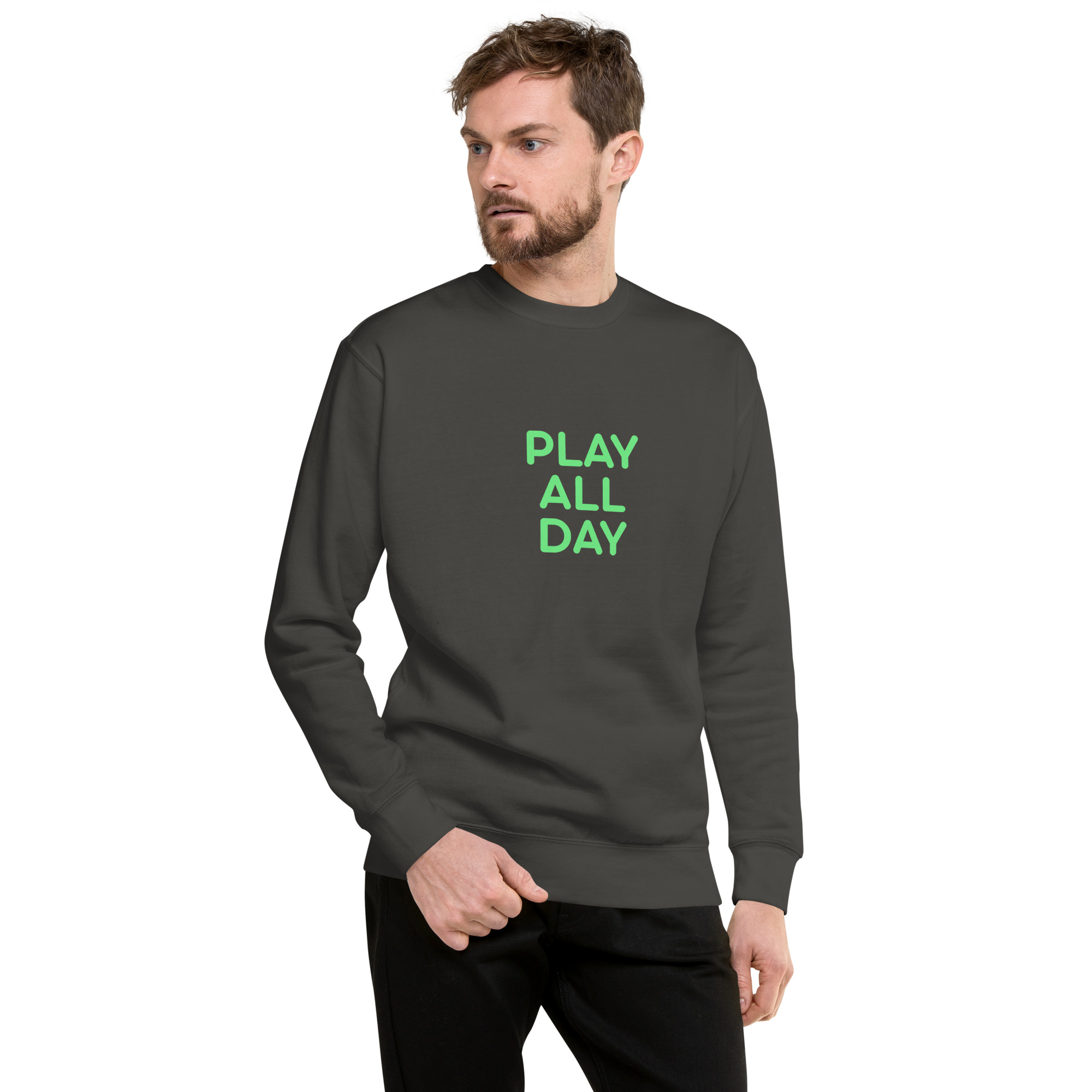 Unisex Premium Sweatshirt "PLAY ALL DAY" - Image 18