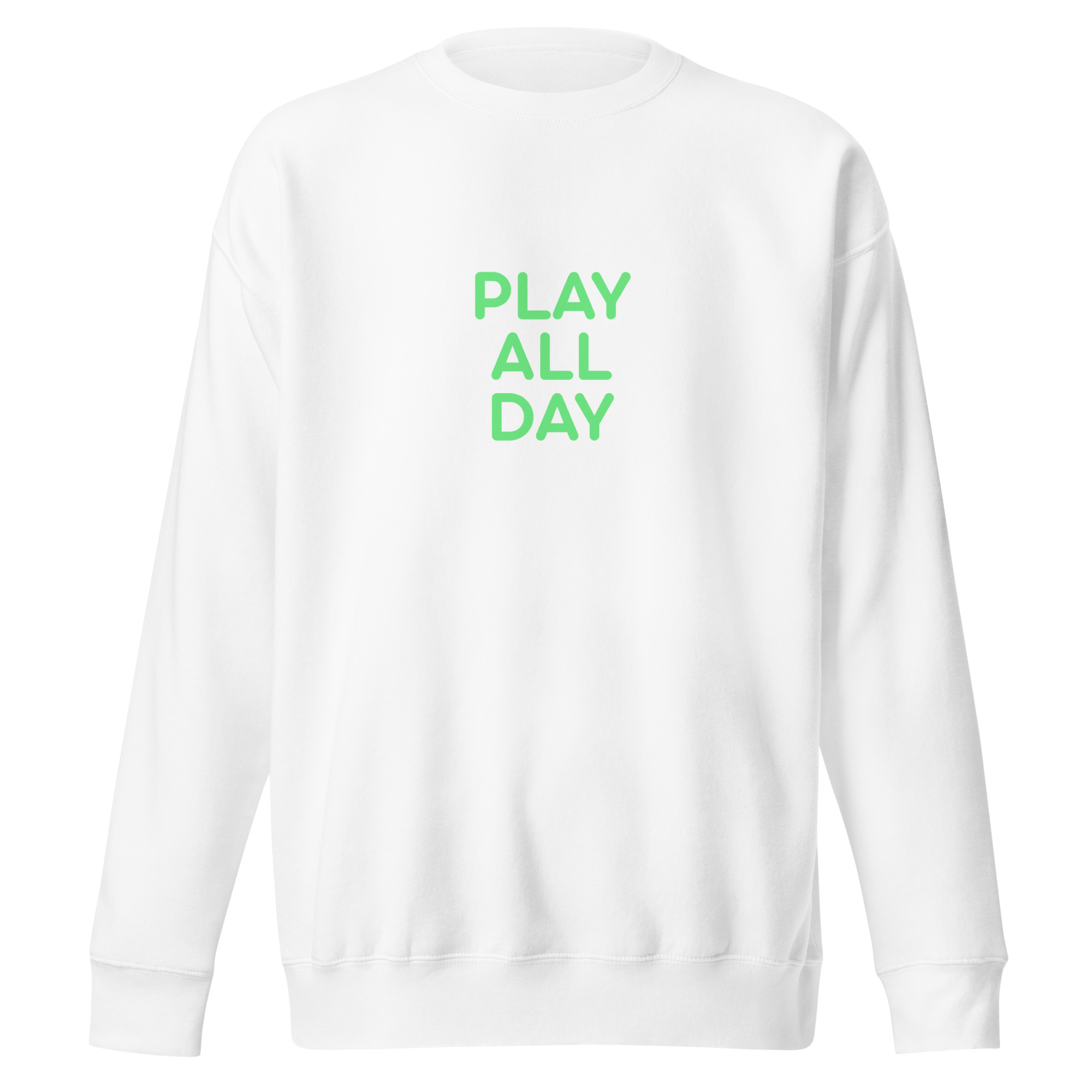 Unisex Premium Sweatshirt "PLAY ALL DAY" - Image 12