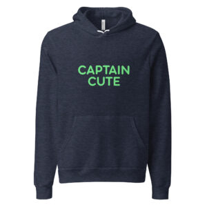 Alternative view of Unisex hoodie "CAPTAIN CUTE"