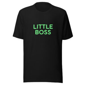 Unisex staple eco t-shirt "LITTLE BOSS"