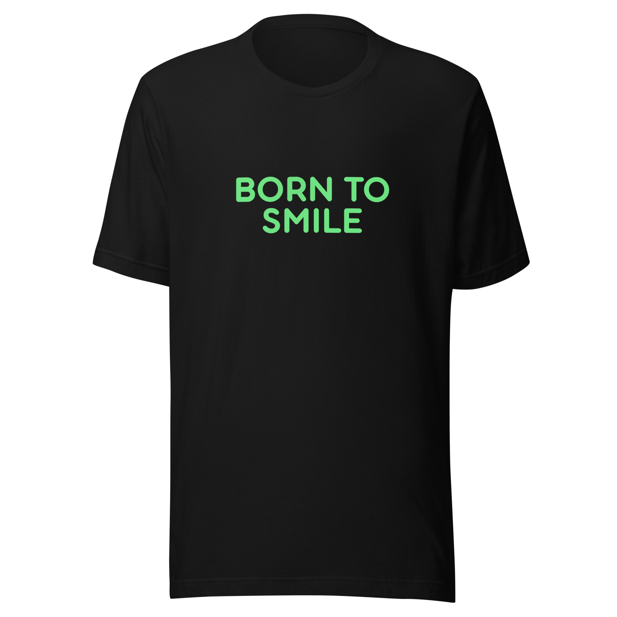 Unisex staple eco t-shirt "BORN TO SMILE"