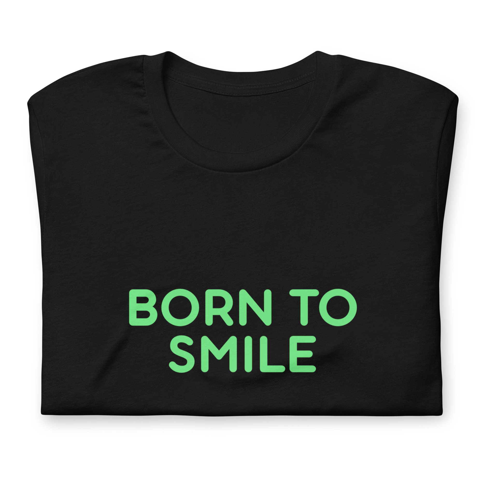 Unisex staple eco t-shirt "BORN TO SMILE" - Image 7