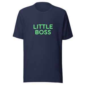 Alternative view of Unisex staple eco t-shirt "LITTLE BOSS"