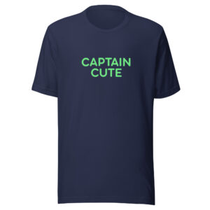 Alternative view of Unisex staple eco t-shirt "CAPTAIN CUTE"