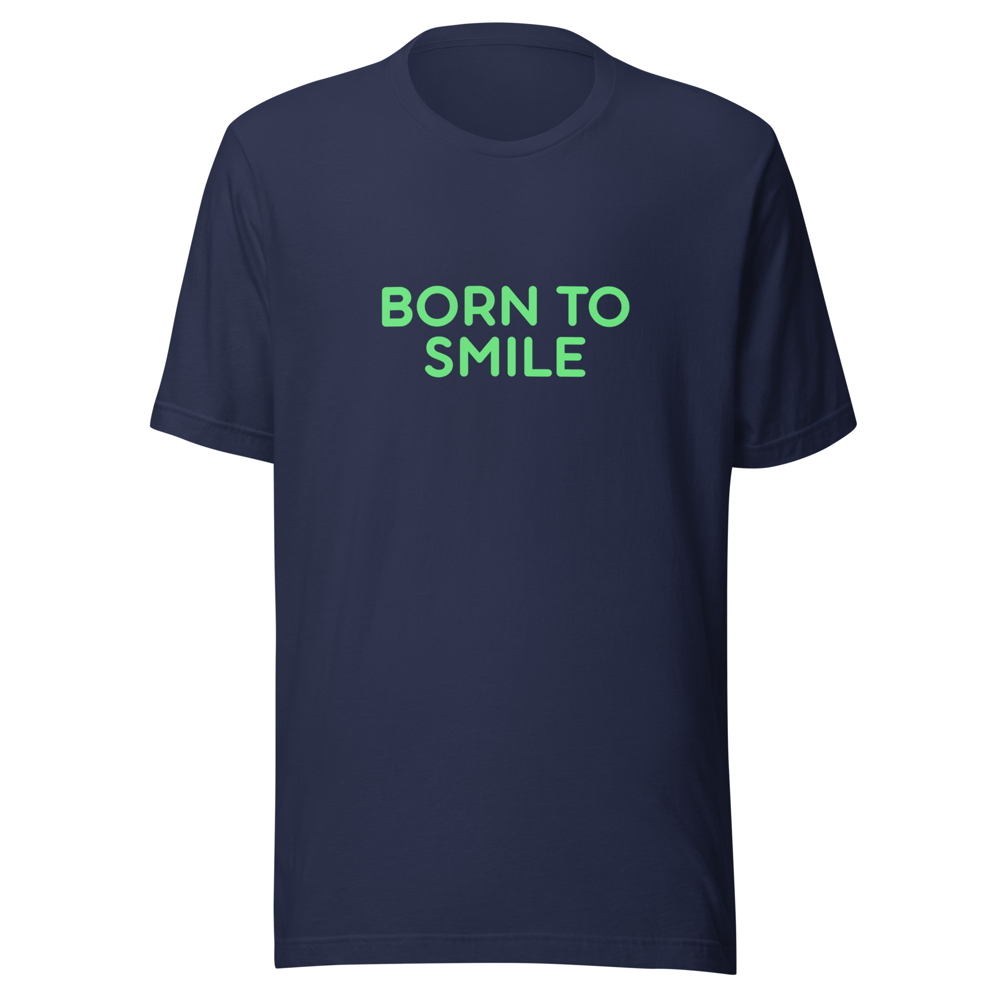 Unisex staple eco t-shirt "BORN TO SMILE" - Image 2