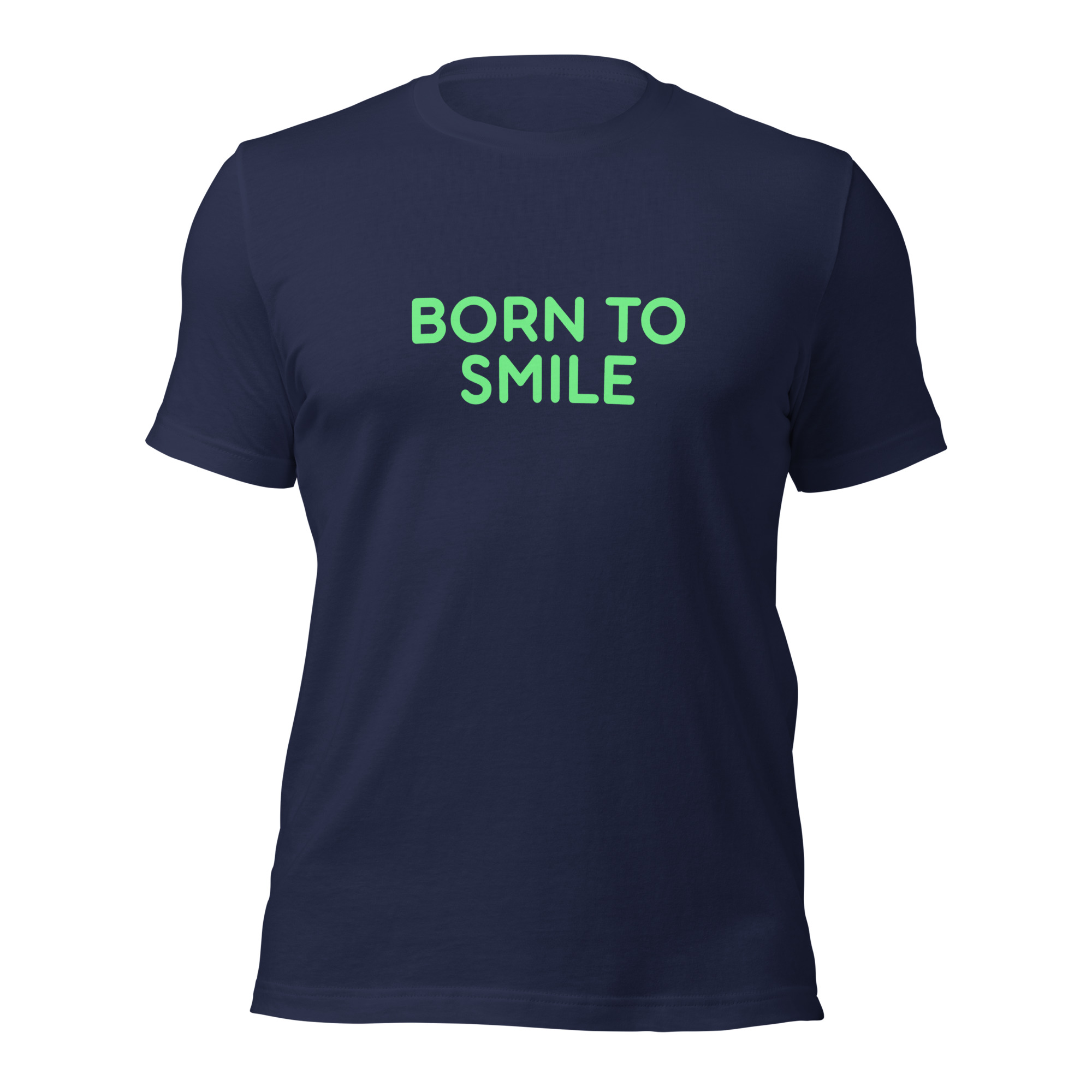 Unisex staple eco t-shirt "BORN TO SMILE" - Image 5