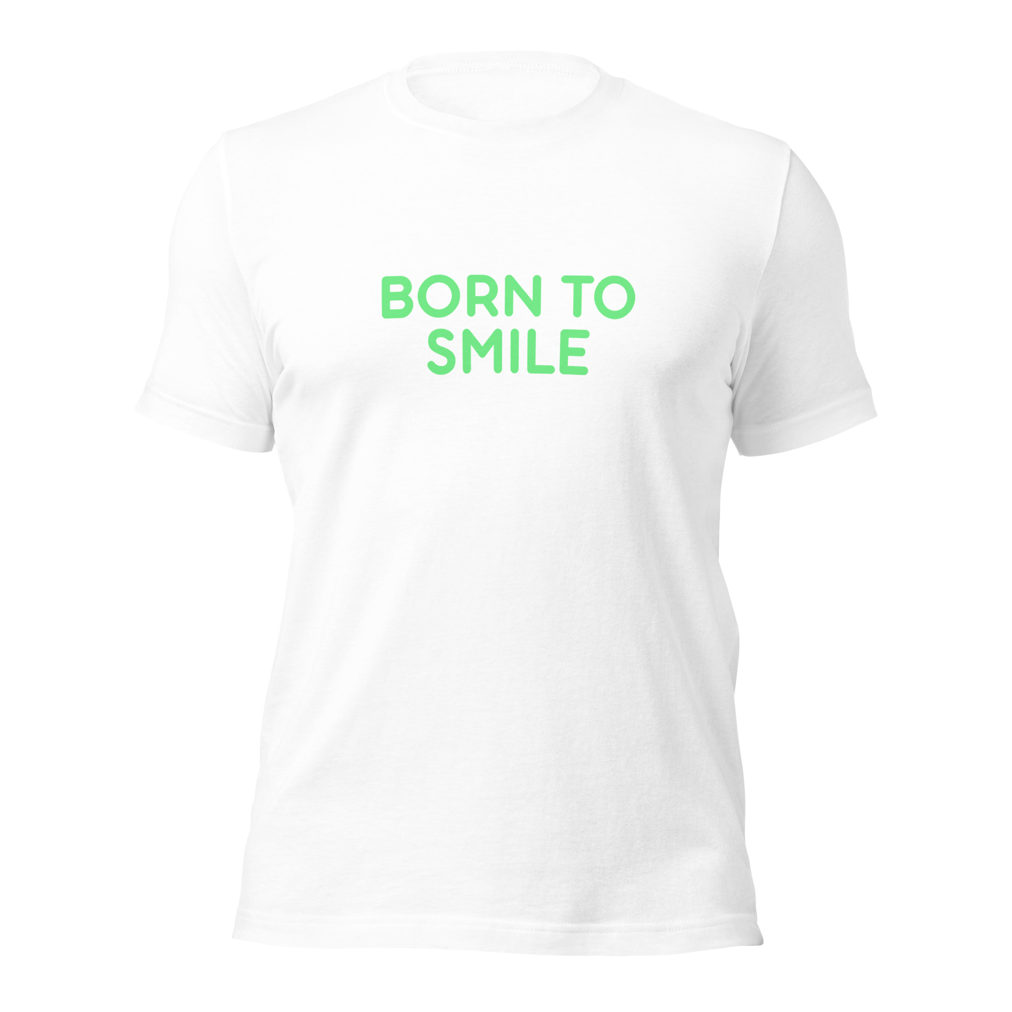 Unisex staple eco t-shirt "BORN TO SMILE" - Image 6