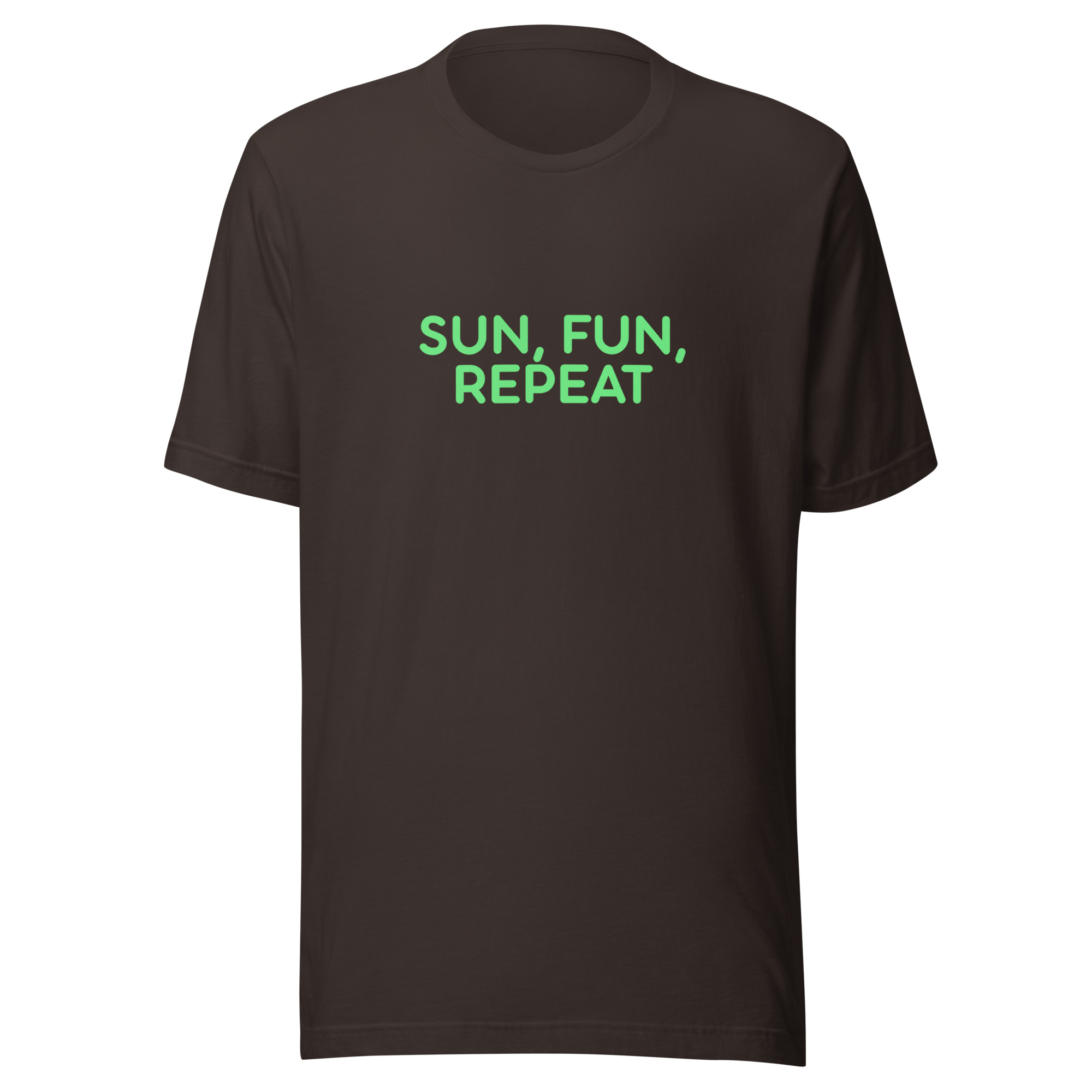 Unisex t-shirt "SUN, FUN, REPEAT" - Image 9