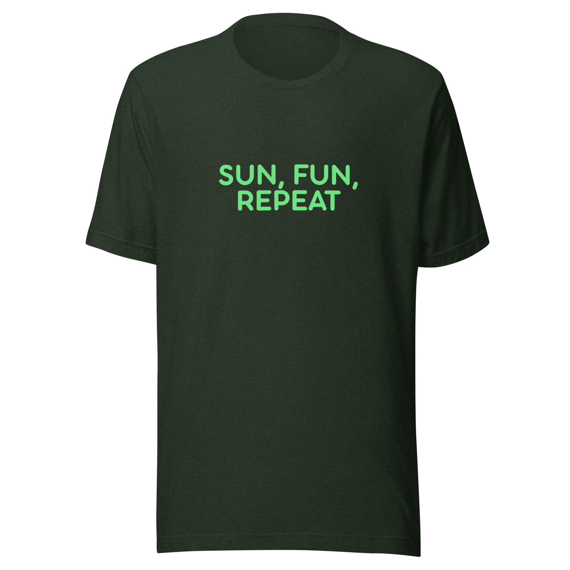 Unisex t-shirt "SUN, FUN, REPEAT" - Image 7