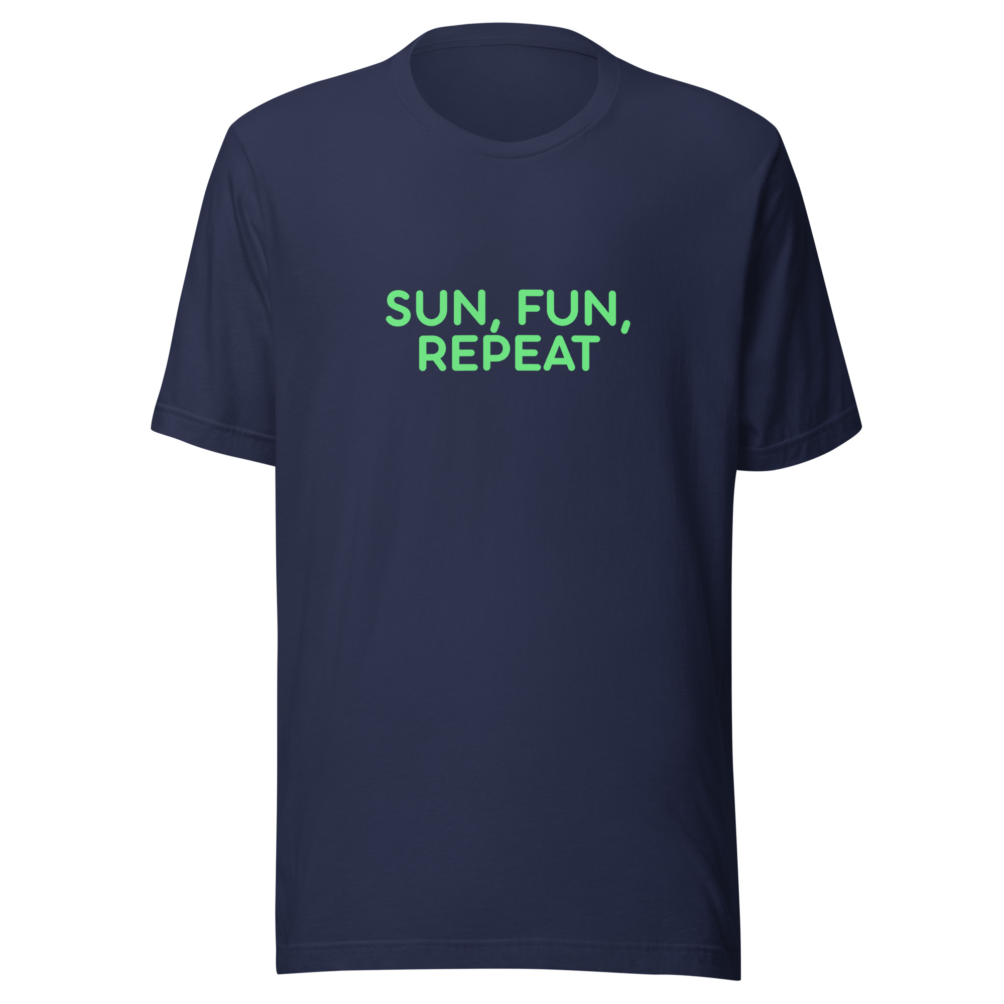 Unisex t-shirt "SUN, FUN, REPEAT" - Image 6