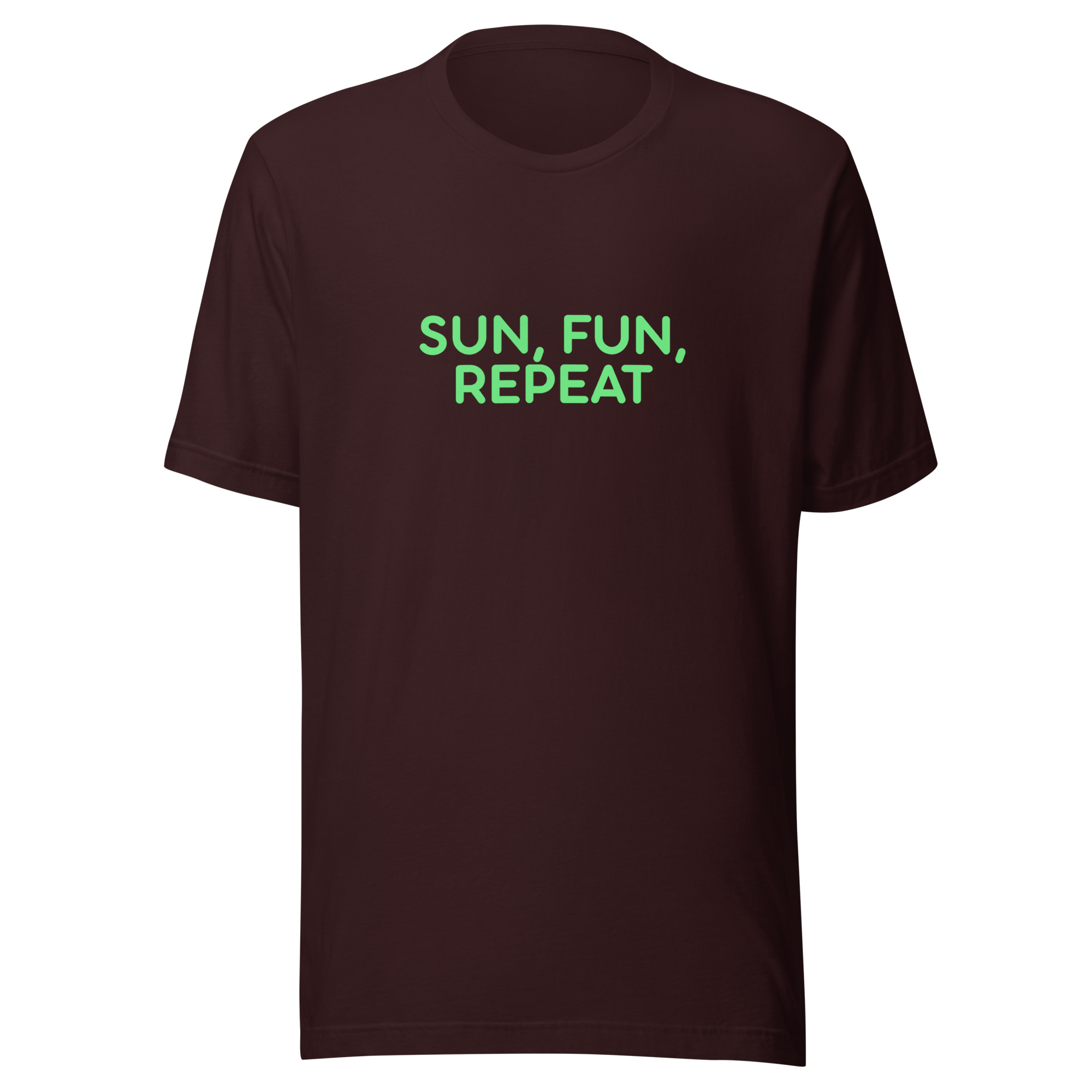 Unisex t-shirt "SUN, FUN, REPEAT" - Image 4