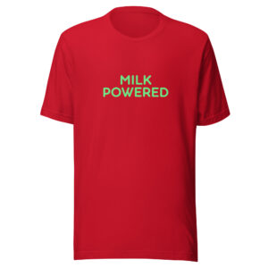 Alternative view of Unisex t-shirt "MILK POWERED"