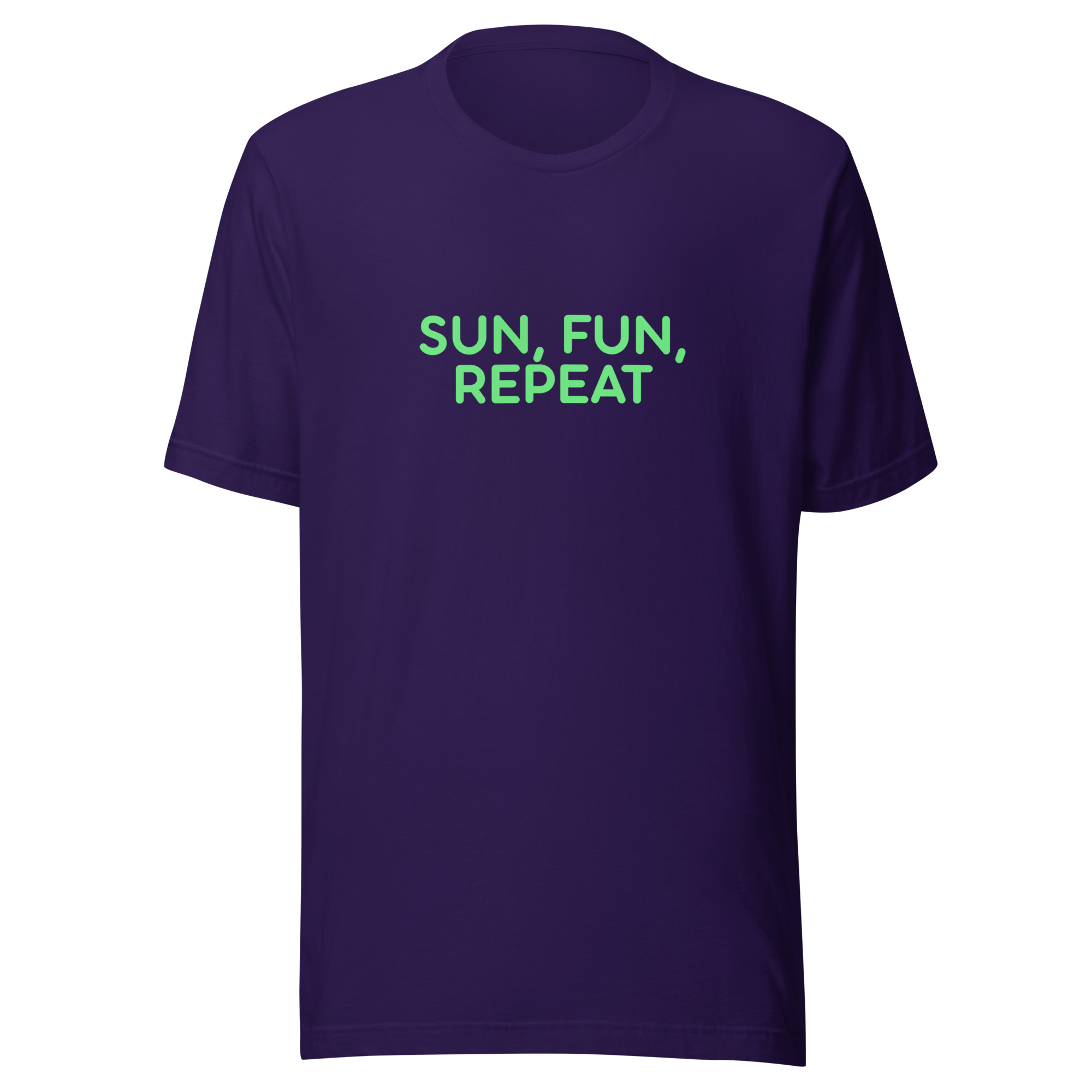 Unisex t-shirt "SUN, FUN, REPEAT" - Image 5