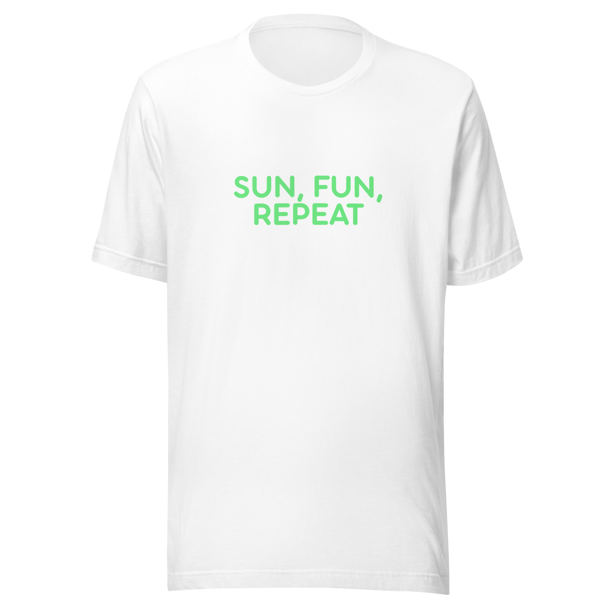Unisex t-shirt "SUN, FUN, REPEAT" - Image 12