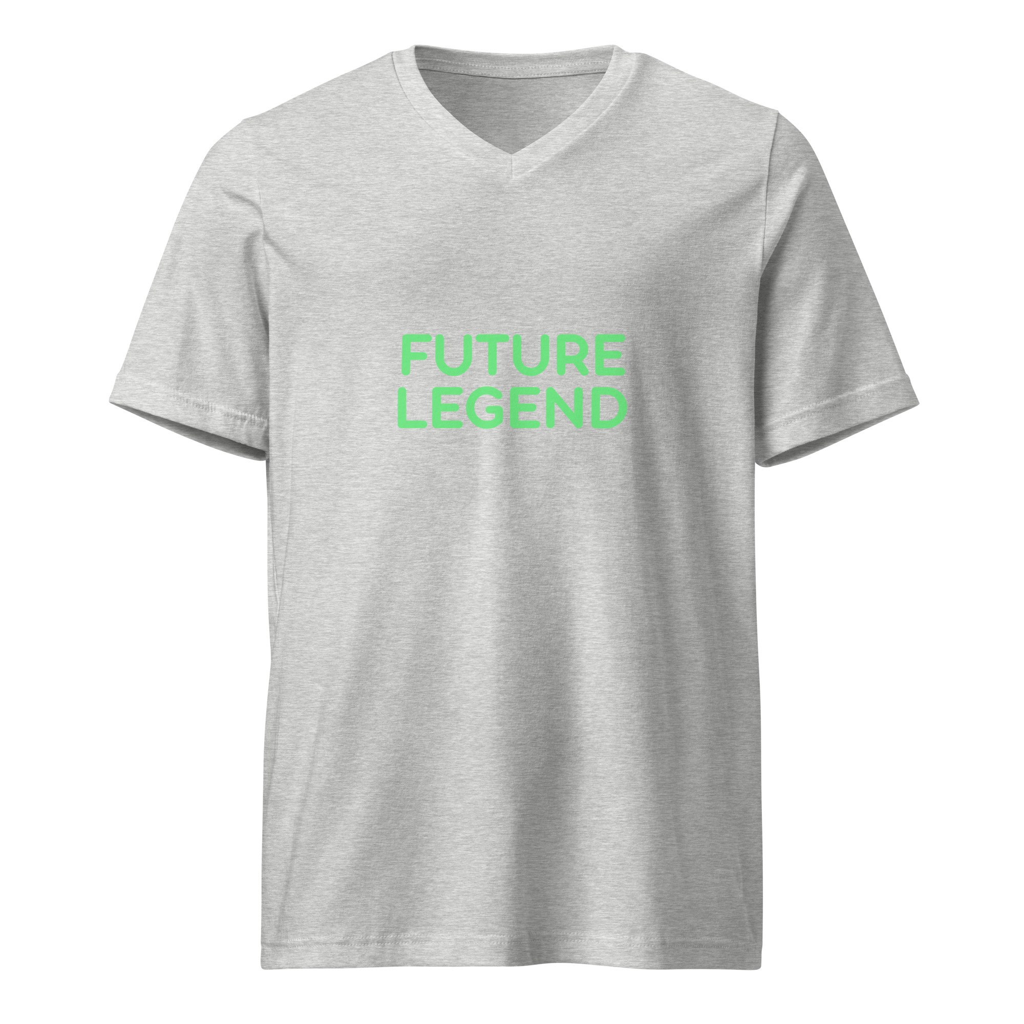 Unisex Short Sleeve V-Neck T-Shirt "FUTURE LEGEND" - Image 4
