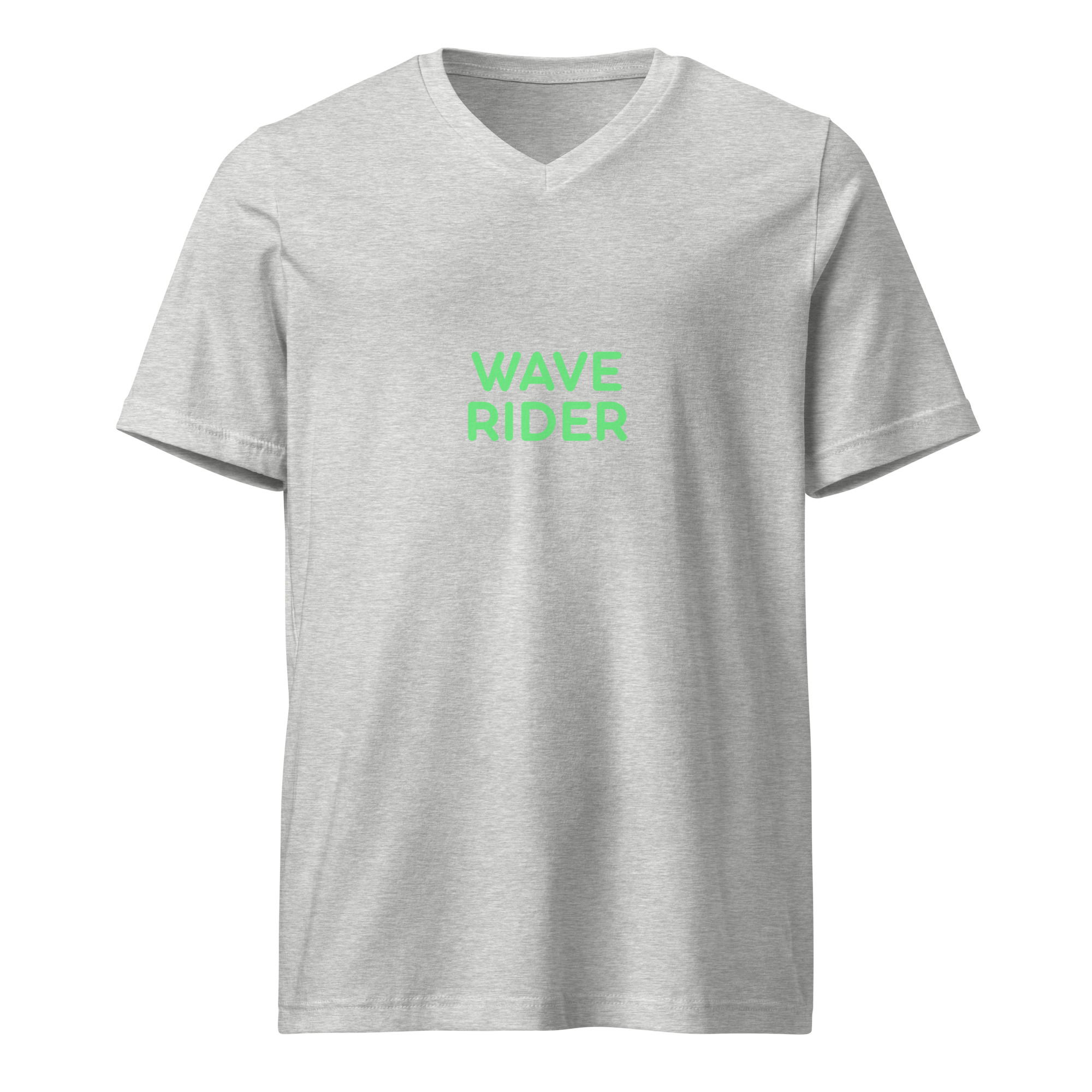 Unisex Short Sleeve V-Neck T-Shirt "WAVE RIDER" - Image 4