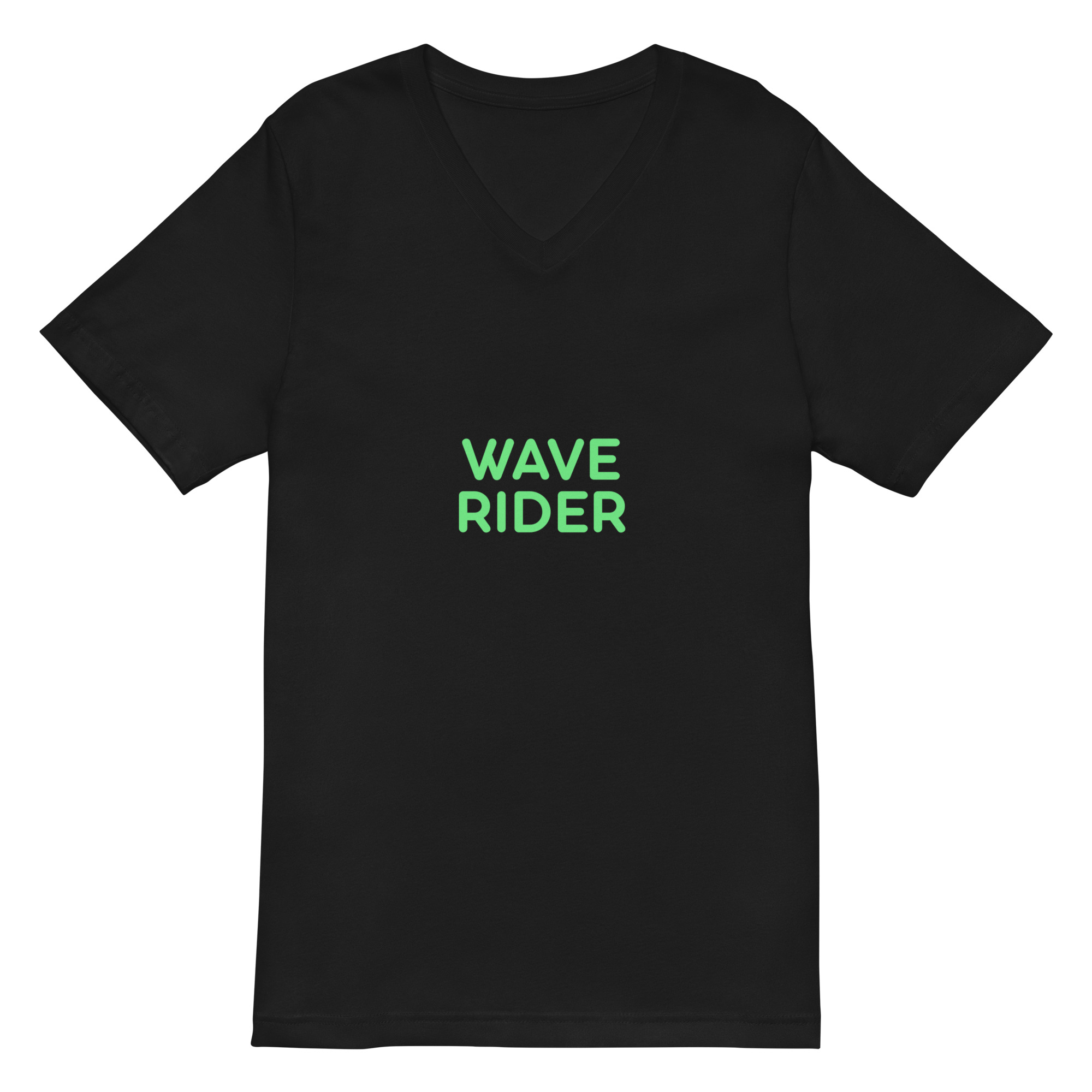 Unisex Short Sleeve V-Neck T-Shirt "WAVE RIDER" - Image 11