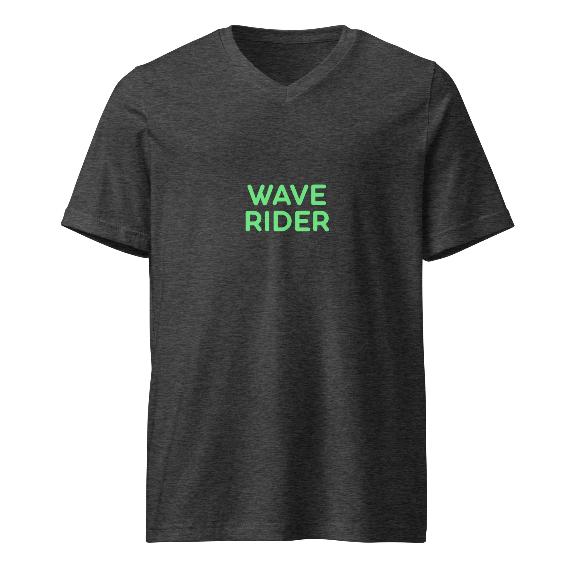 Unisex Short Sleeve V-Neck T-Shirt "WAVE RIDER" - Image 3