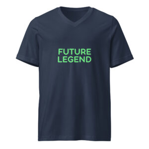 Alternative view of Unisex Short Sleeve V-Neck T-Shirt "FUTURE LEGEND"