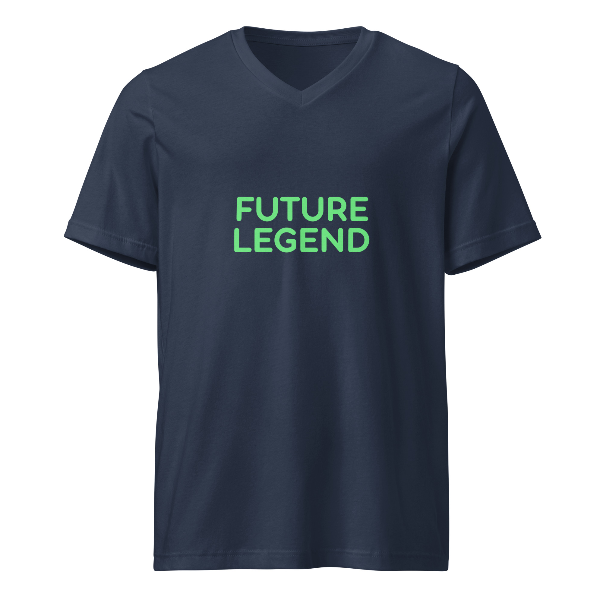 Unisex Short Sleeve V-Neck T-Shirt "FUTURE LEGEND" - Image 2
