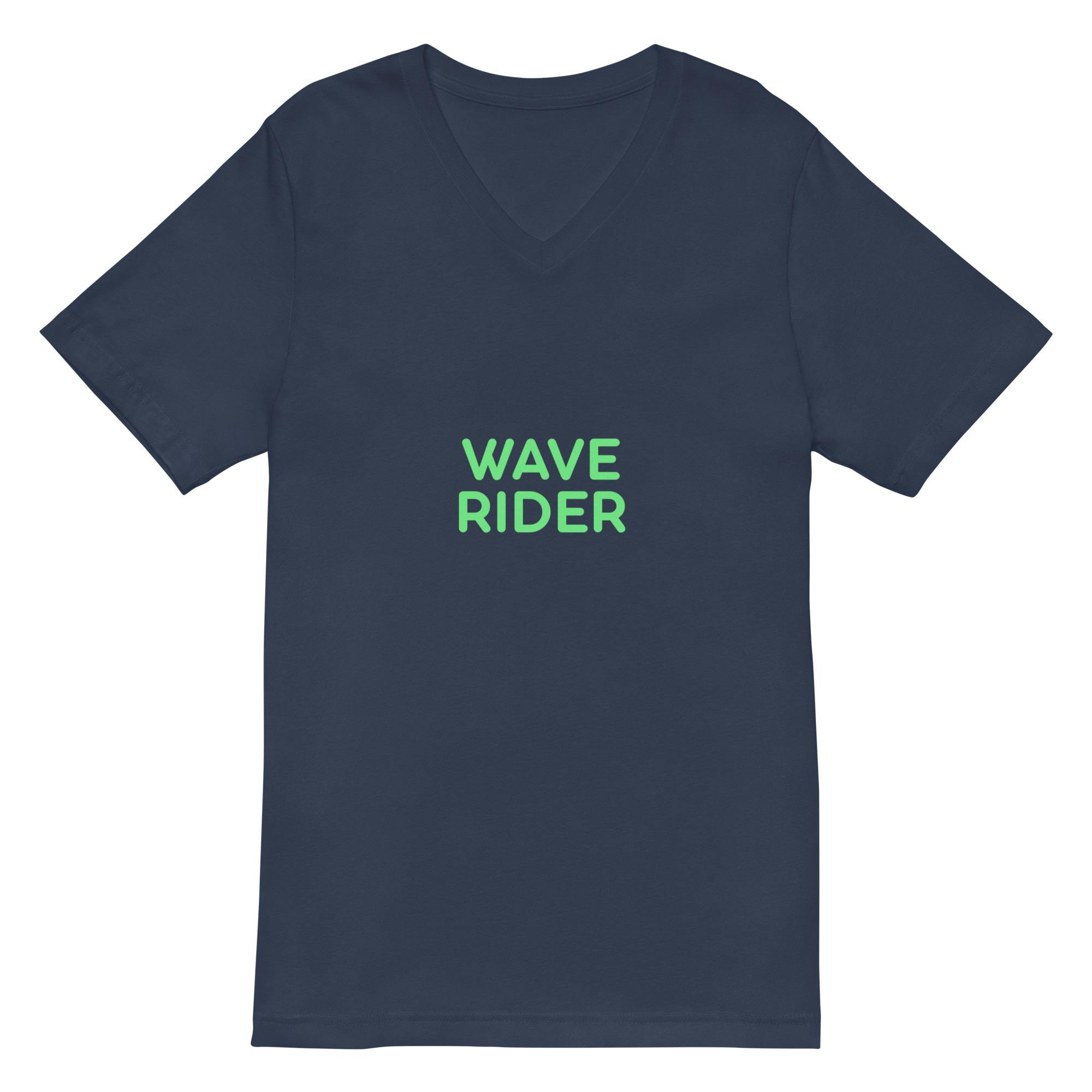 Unisex Short Sleeve V-Neck T-Shirt "WAVE RIDER" - Image 12