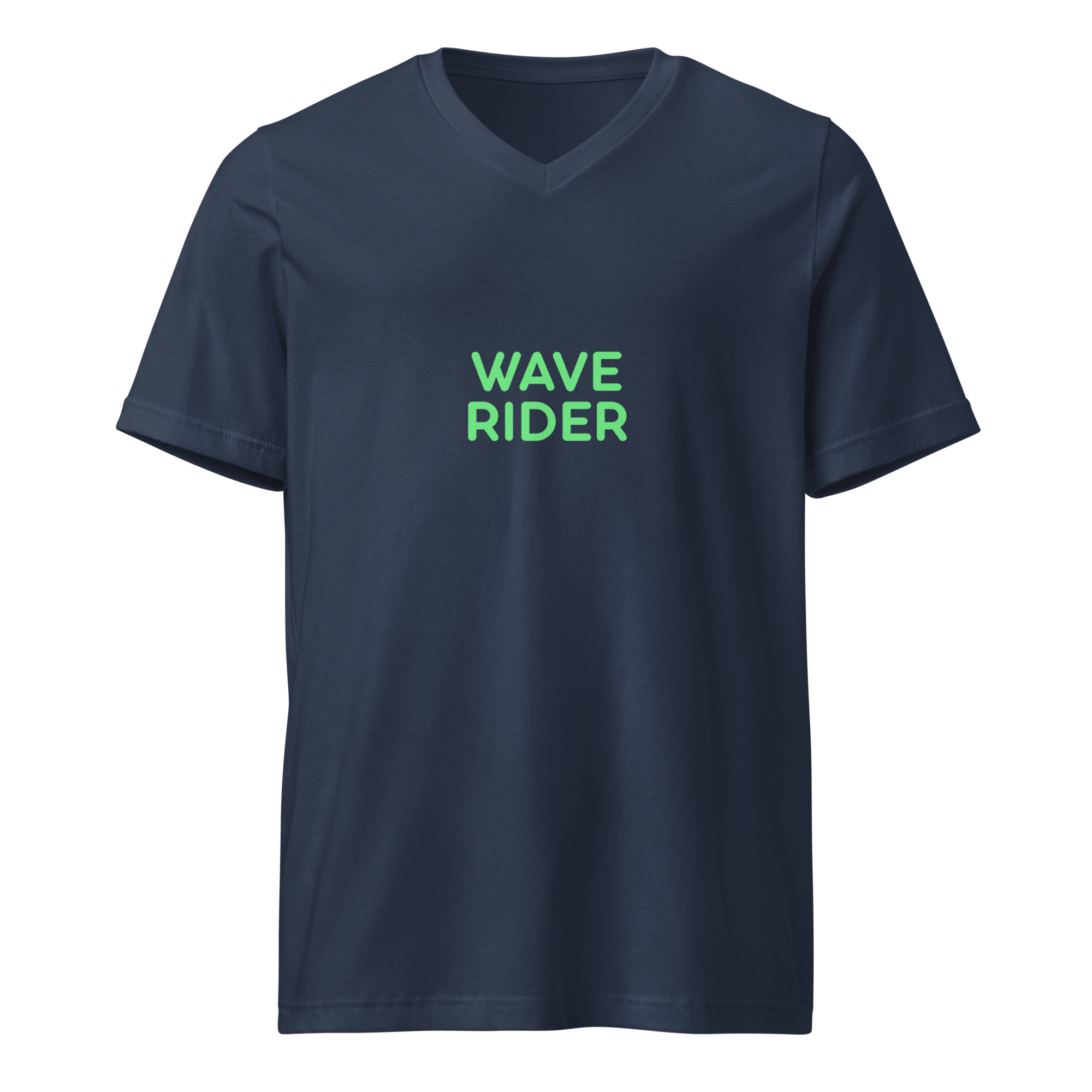 Unisex Short Sleeve V-Neck T-Shirt "WAVE RIDER" - Image 2