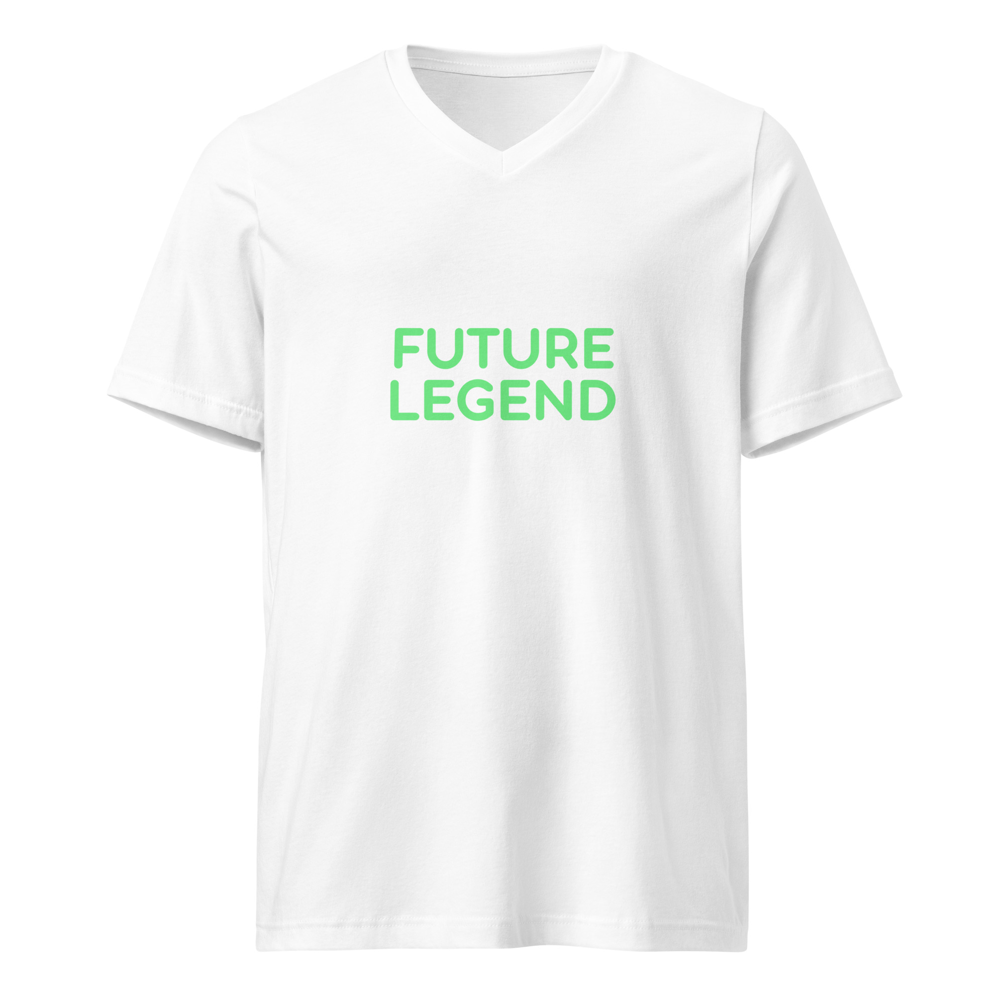 Unisex Short Sleeve V-Neck T-Shirt "FUTURE LEGEND" - Image 5