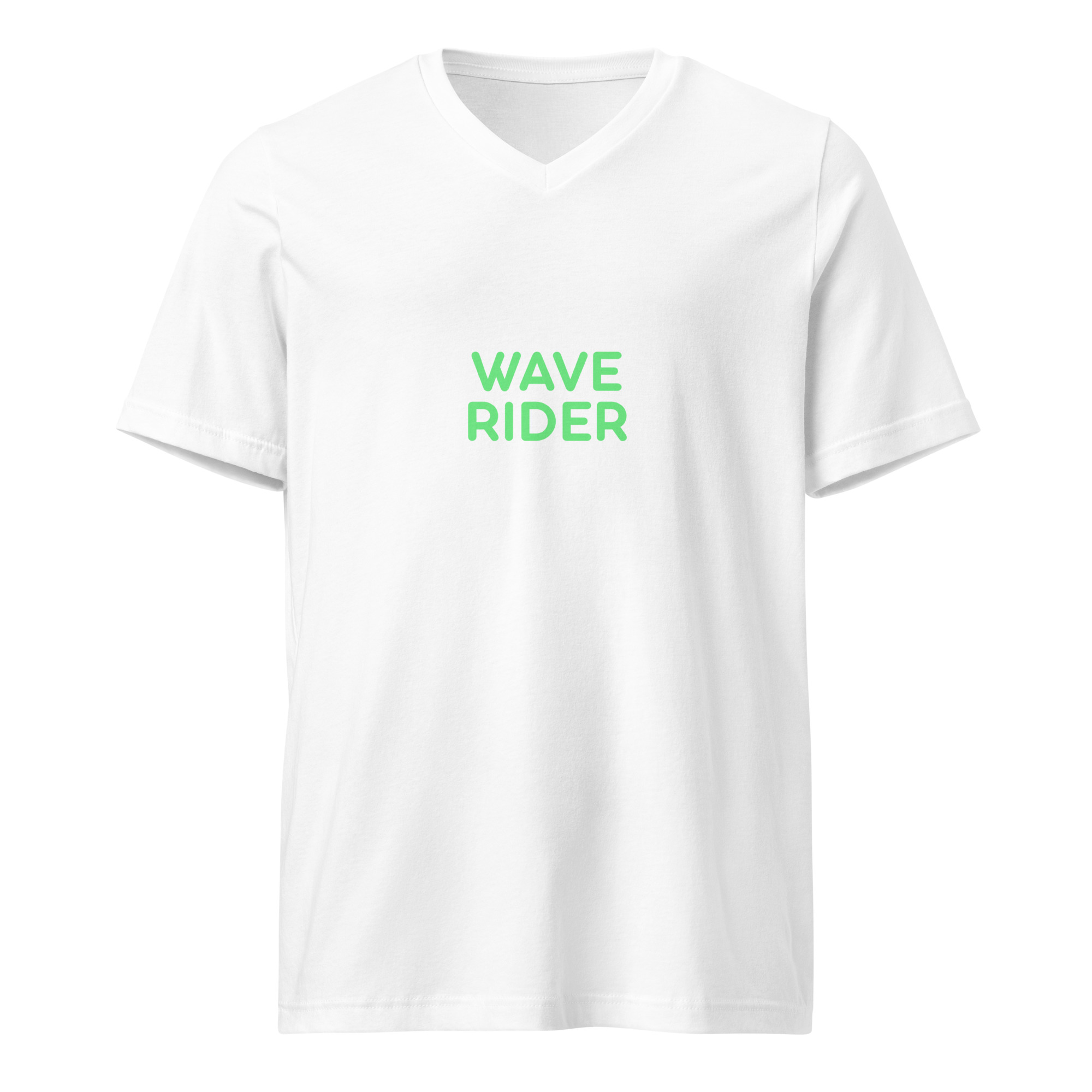 Unisex Short Sleeve V-Neck T-Shirt "WAVE RIDER" - Image 5