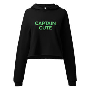 Crop Hoodie "CAPTAIN CUTE"